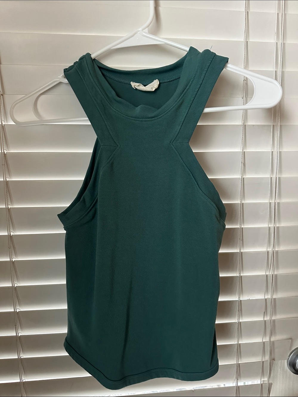 Sleeveless Racerback Tank Top in Deep Teal